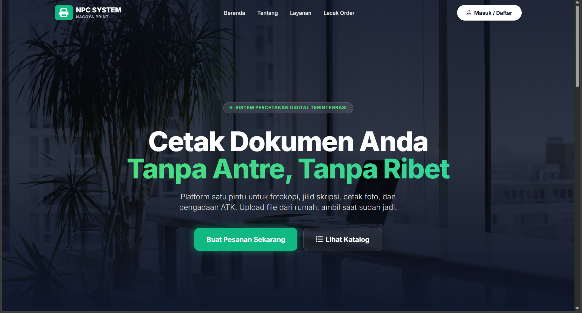 NPC System Nagoya Print oleh Arza Restu Arjuna